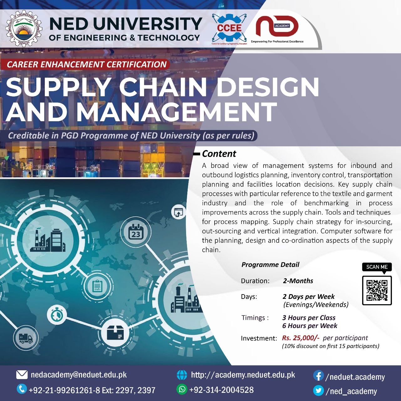 Supply Chain Design and Management NED Academy CCEE CMPP